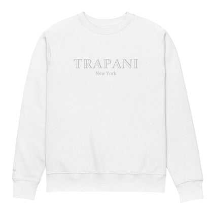 Crewneck with Vintage Trapani Embroidery